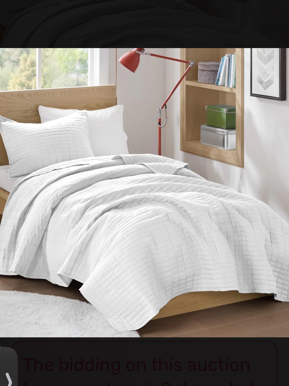 Antimicrobial White Quilt Mini Set
